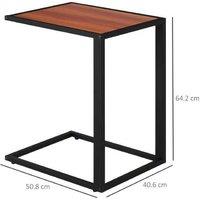 Homcom Sleek C-Shaped Side Table