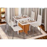 Homcom Space-Saving Folding Dining Table