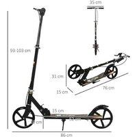 Homcom Kids Scooter Foldable