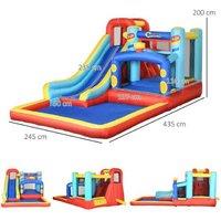 Outsunny Bouncy Castle - Multicoloured