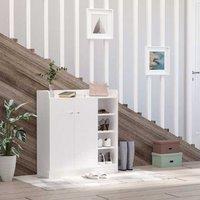 Homcom Shoe Storage Cabinet 2 Doors