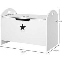Homcom Mdf Children'S Toy Storage Chest