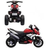 Homcom 6V Kids Steel Ride-On Motorcycle Trike, Red