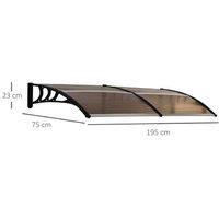 Outsunny Premium Polycarbonate Awning