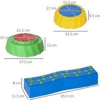 Outsunny Festive 8Pcs Kids Balance Beam