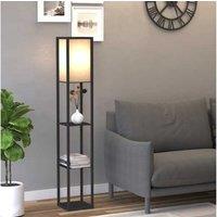Homcom Shelf Floor Lamp Soft Light