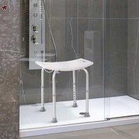 Homcom Portable Non-Slip Bathroom Stool