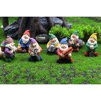 Mini Garden Gnome Statue Set - Seven Piece!