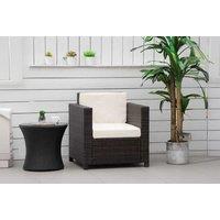 Luxurious Outsunny Weather-Resistant Rattan Armchair