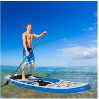 Outsunny Inflatable Paddle Board - White