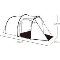 Outsunny 2-3 Person Adventure Tunnel Tent