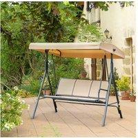 Outsunny 3 Seater Swing Chair Canopy