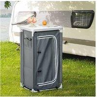 Outsunny Cupboard Camping Table - Grey