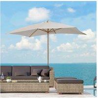 Outsunny Deluxe Wooden Patio Parasol