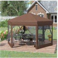 Outsunny Hexagonal Pop Up Gazebo