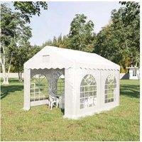 Outsunny Gazebo Canopy Party Tent - White