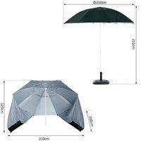 Outsunny Ultimate Beach Umbrella Shelter