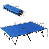 Outsunny Foldable Double Campbed - Ultimate Outdoor Leisure