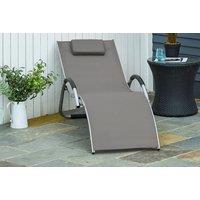 Outsunny Portable Lounger Chair - Foldable & Weather-Resistant
