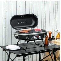 Outsunny Gas Bbq Grill Table Top