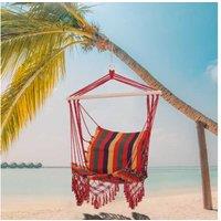 Outsunny Hammock Chair Swing Colourful