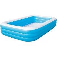 Bestway Deluxe Rectangular Inflatable Paddling Pool - Water Fun For All Ages