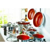 Cermalon Stainless Steel 11 Piece Cookware Set