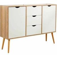 Boden Solid Wood Storage Sideboard - Modern Living Room Cabinet, 2 Colours