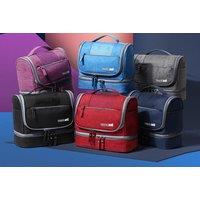 Dual Lined Cosmetic Toiletry Travel Bag