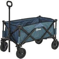 Outsunny Folding Garden Storage Trolley