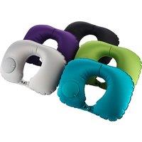 U-Shaped Pressurised Inflatable Neck Travel Pillow - Comfortable Support In 5 Colours