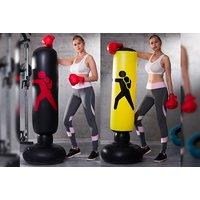 160Cm Free Standing Inflatable Punching Bag - Red, Black Or Yellow!