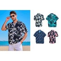 Men'S Hawaii Style Print Short Sleeve Shirt - 6 Colours