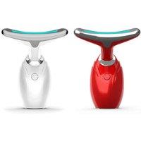 Ems Neck And Face Lifting Massager - Red Or White