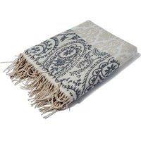 Patterned Cotton Rich Tassel Throw - 3 Designs!