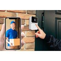 Smart Wifi Hd Night Vision Video Doorbell - Black