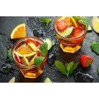 British Summertime Afternoon Tea For 2 With Glass Of Pimms