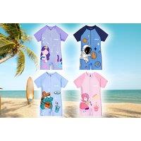 Kids Cute Full Body Wetsuit - 4 Colours - Blue