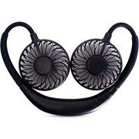 Easy Fan Dual Blade Mini Desk Fan - Portable, Wireless & Quiet With 3 Speed Settings