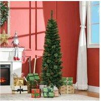 5.5Ft Tall Pencil Slim Artificial Christmas Tree