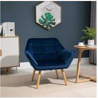 Homcom Luxe Velvet Accent Armchair