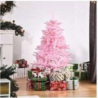 Homcom Pink Pop-Up 4Ft Christmas Tree
