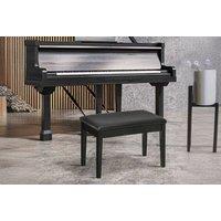 Luxurious Homcom Piano Bench - Sleek Black Pu Leather
