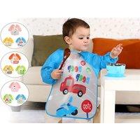 Waterproof Washable Long-Sleeve Baby Bibs - 3 Pack