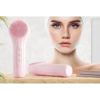 Sonic Microcurrent Facial Cleansing Device - 4 Colours - Pink
