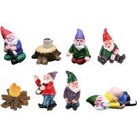 Mini Drunk Dwarf Garden Gnomes - 9-Piece Set!
