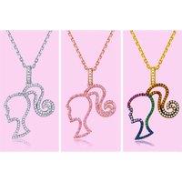 Barbie Inspired Silhouette Necklace - 3 Colours!