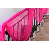 Aisle Bannister Ribbon Mesh Set - 5 Colour Options