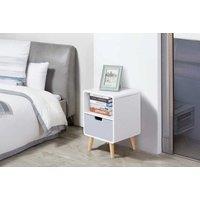 Homcom Stylish Scandinavian Bedside Table