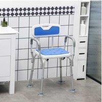 Homcom Adjustable Shower Chair, Blue